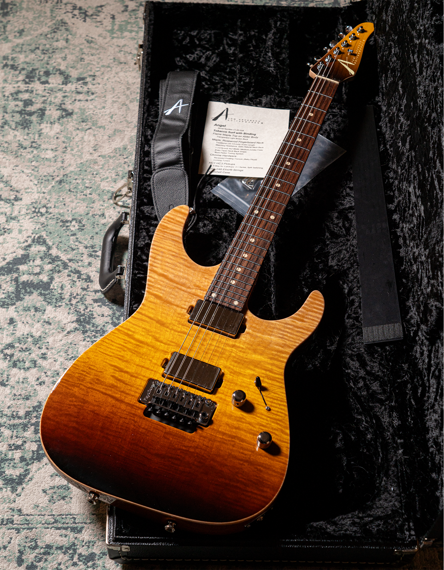 Pre-owned 2022 Tom Anderson Angel/ Tobacco Surf