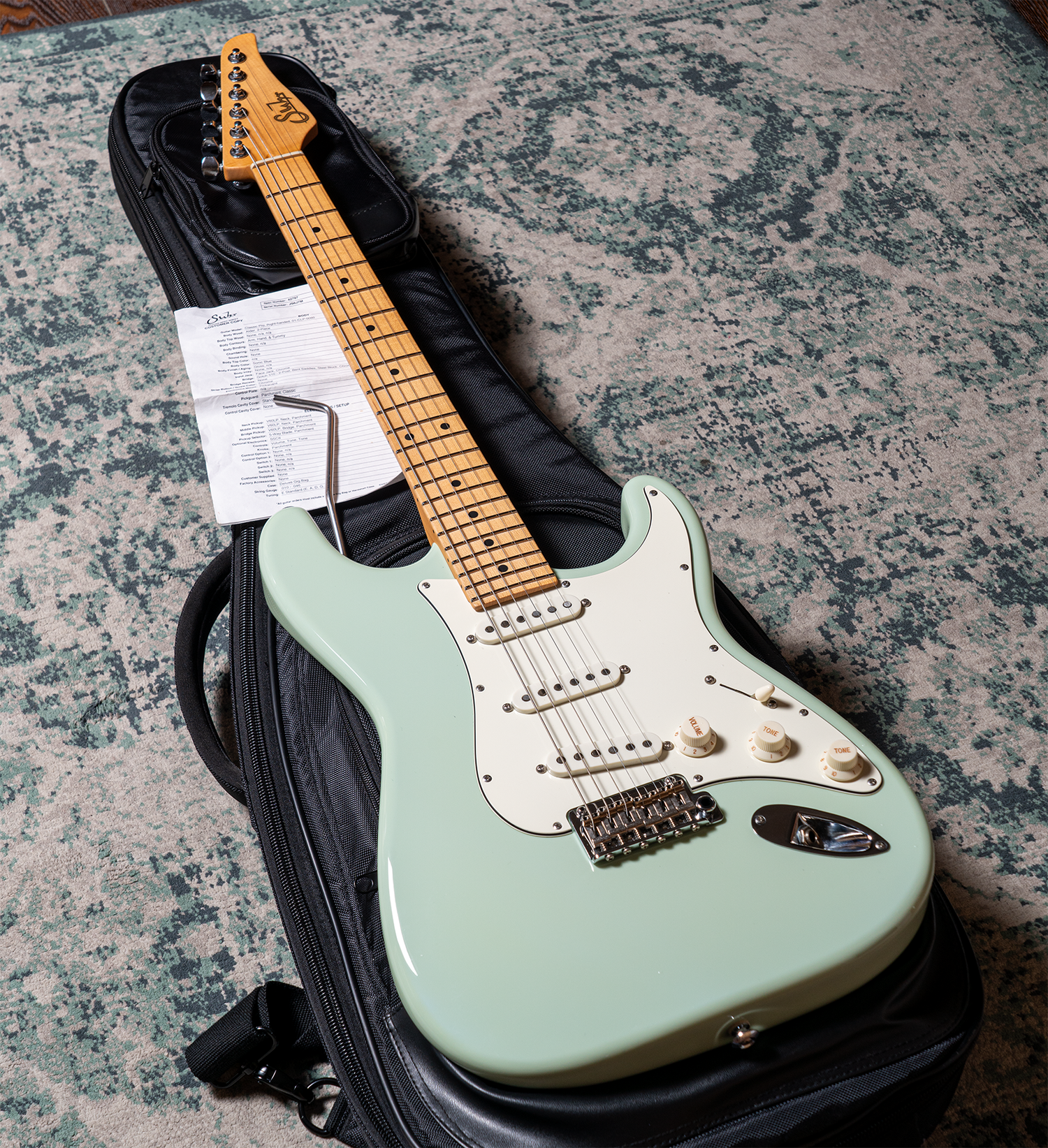 2017 Suhr Classic Pro Sonic Blue — GUITARSOFA SHOP