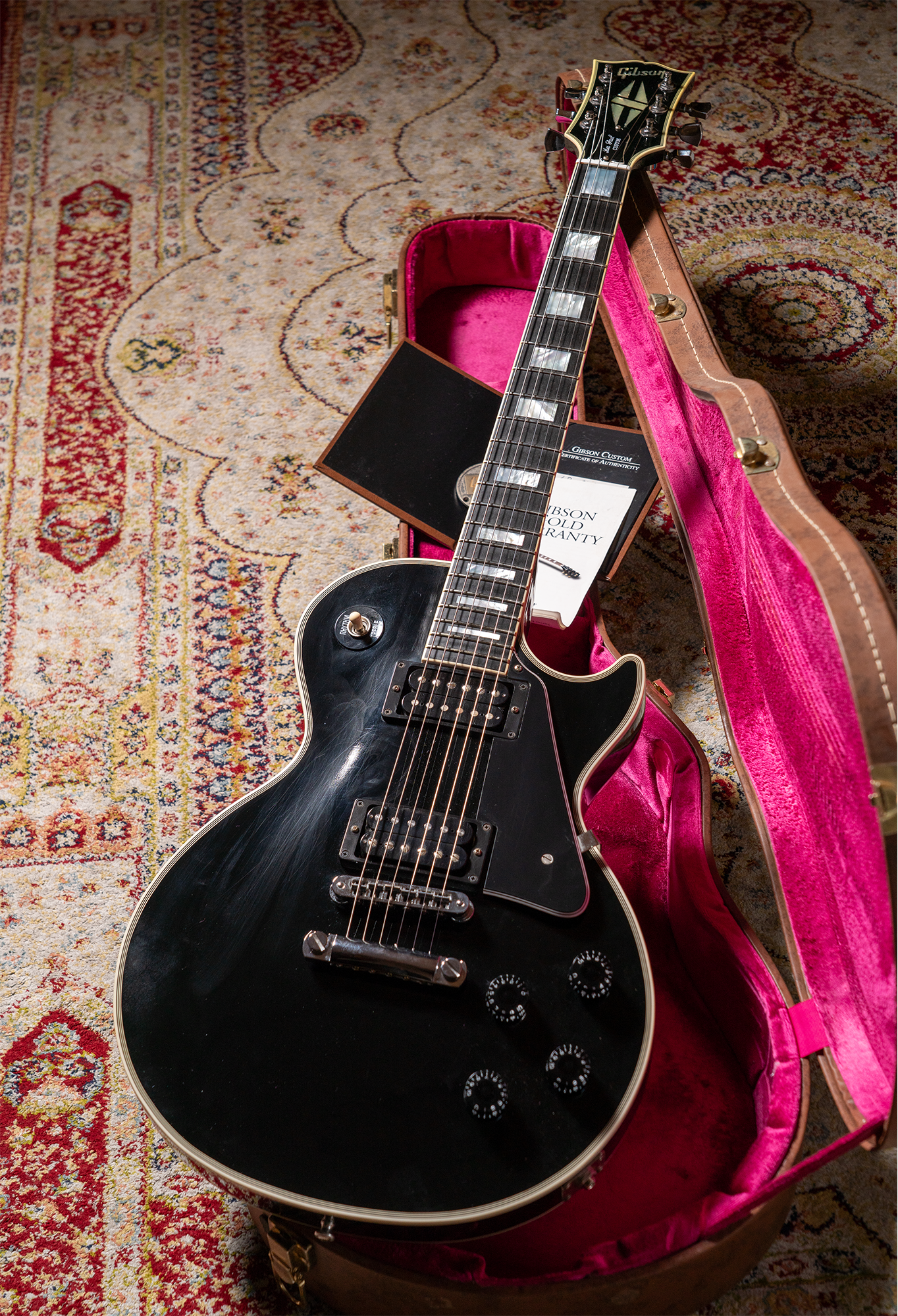 2016 Gibson Custom Shop Les Paul Custom Ebony with Chrome Hardware