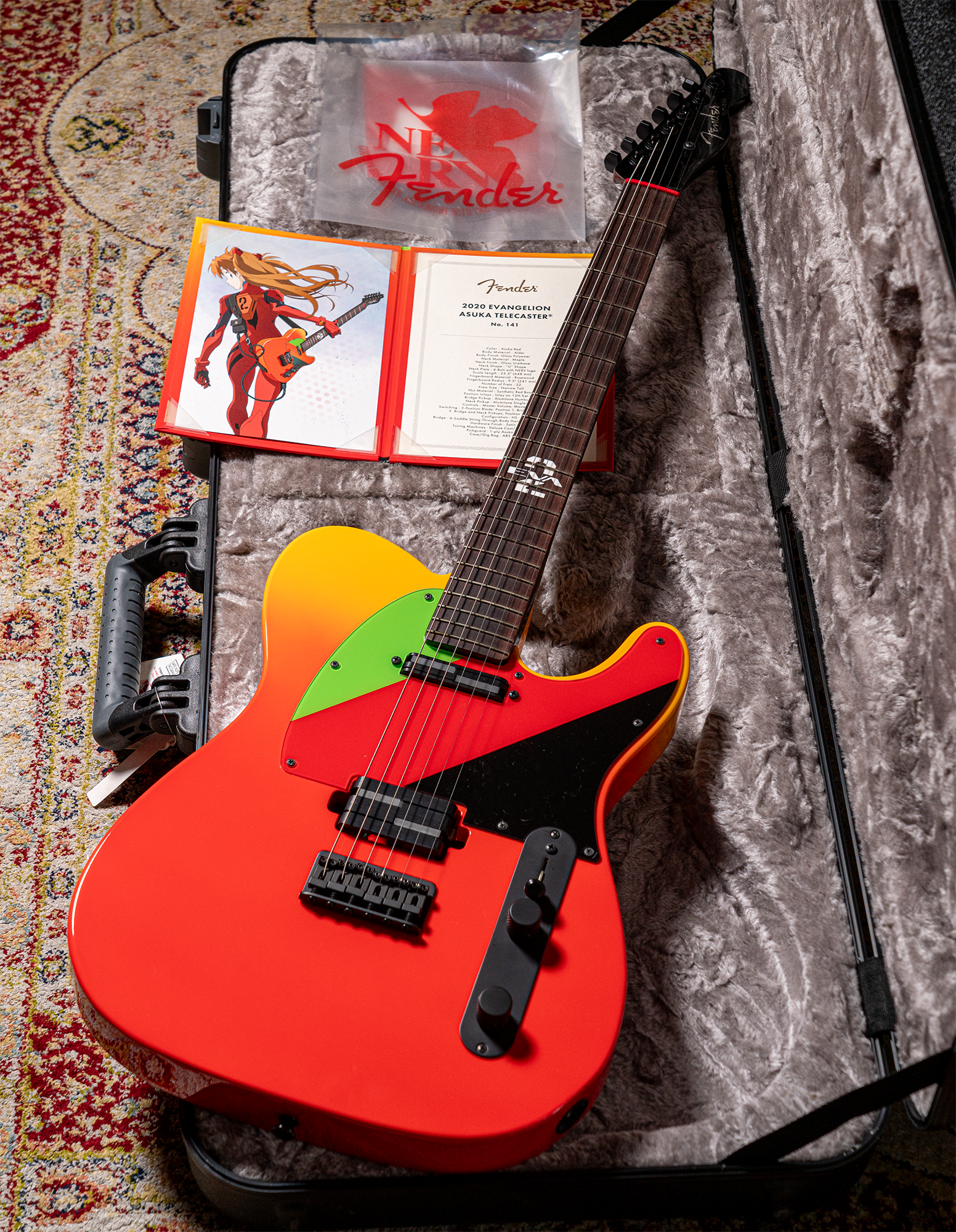 2020 Fender Japan Limited Edition Evangelion Asuka Telecaster