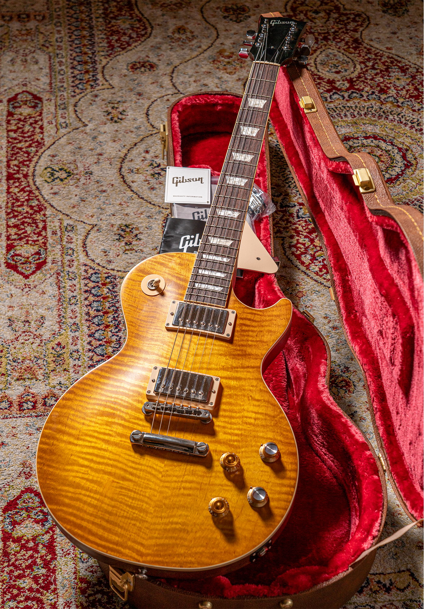 2023 Gibson Kirk Hammett ‘Greeny’ Les Paul Standard Greeny Burst