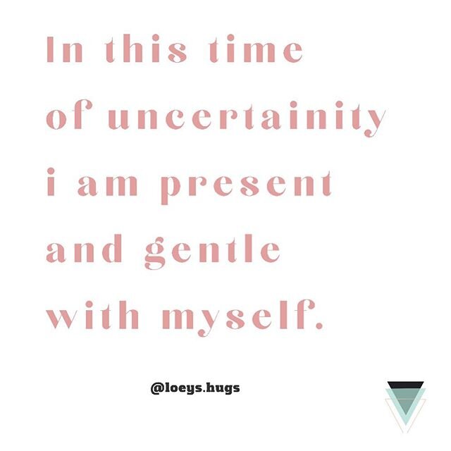 Repeat after me 
I am gentle with myself 
I am present 
During this time of uncertainty and being asked to wait for your dreams 
is hard and can be stressful 
Let me share something here with you 
When we speak 
affirmations 
our spirit 
our mind 
an