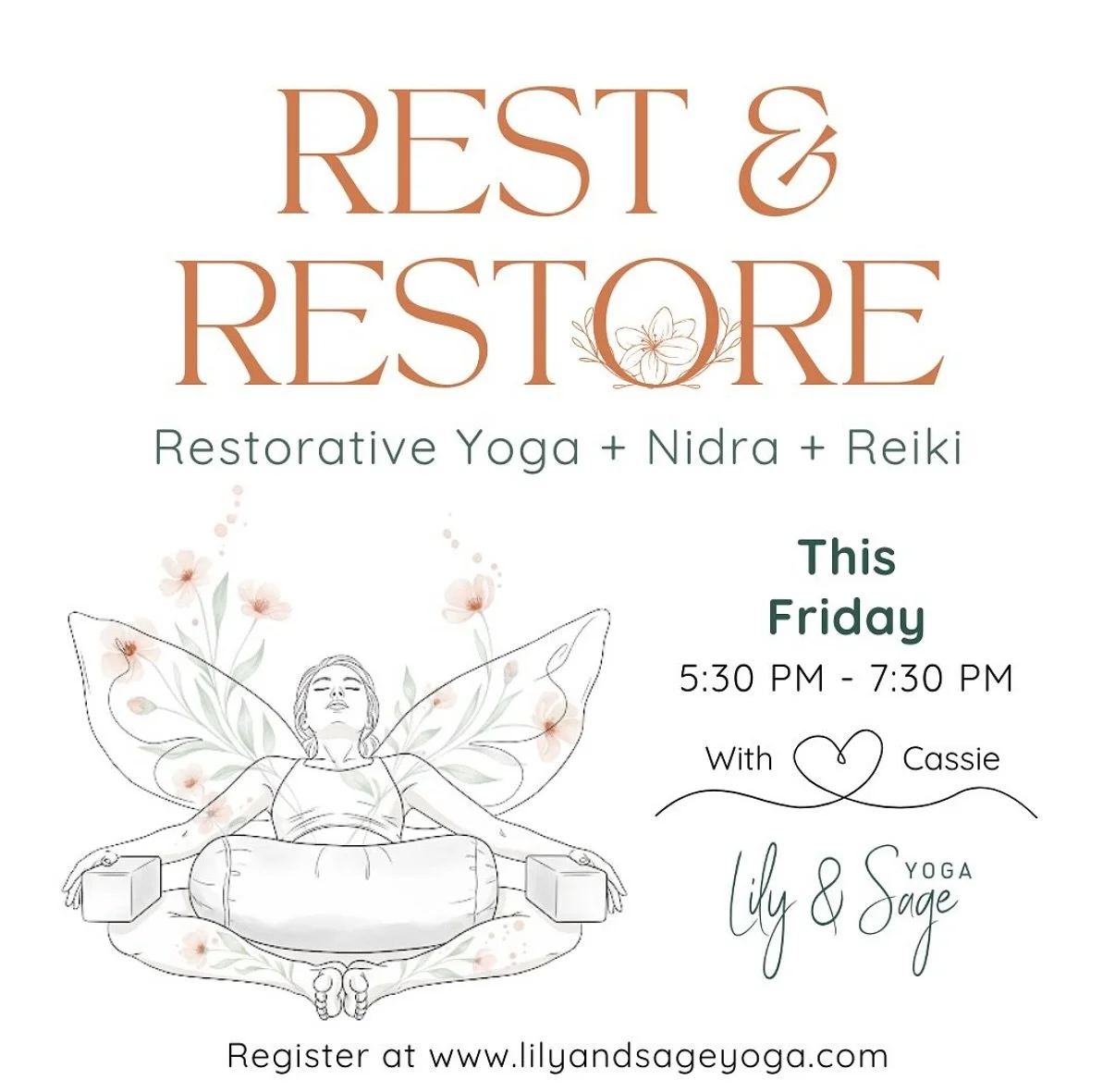 Join me this Friday for two hours of restorative yoga, Yoga Nidra, and Reiki. Your time to fully pamper yourself. ✨

And the best part? It&rsquo;s included in your unlimited membership, punch cards, and drop-in rate! 😍

You won&rsquo;t want to miss 