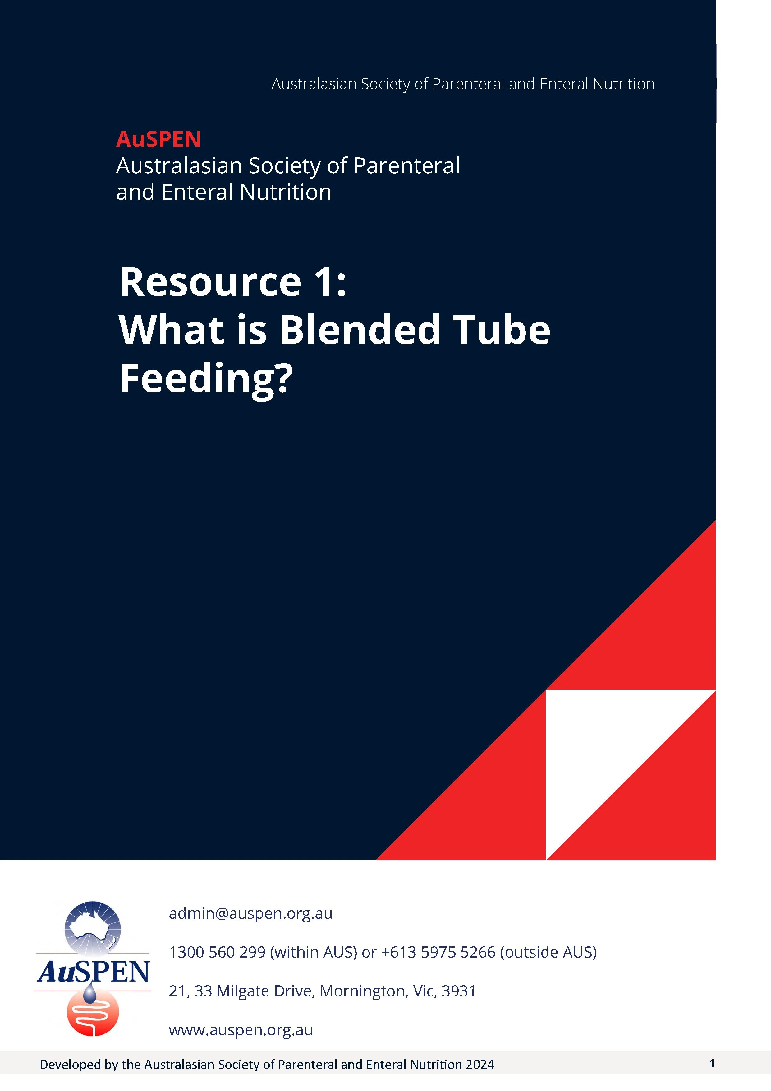 - What is Blended Tube Feeding?