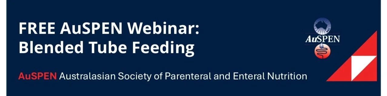 AuSPEN Blended Tube Feeding Webinar