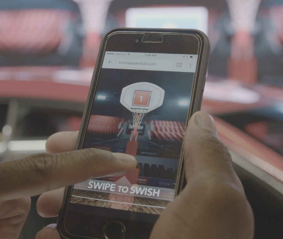 Honda Barclays Center Basketball Game Play Mobile Controlling LED.png