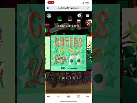 Starbucks Kindness Card Example