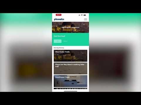 Planeta UI Walkthrough