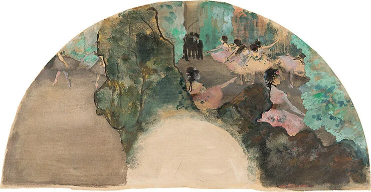 Fan Ballet, Gouache on Silk, 1989 Musée d’Orsay, Paris