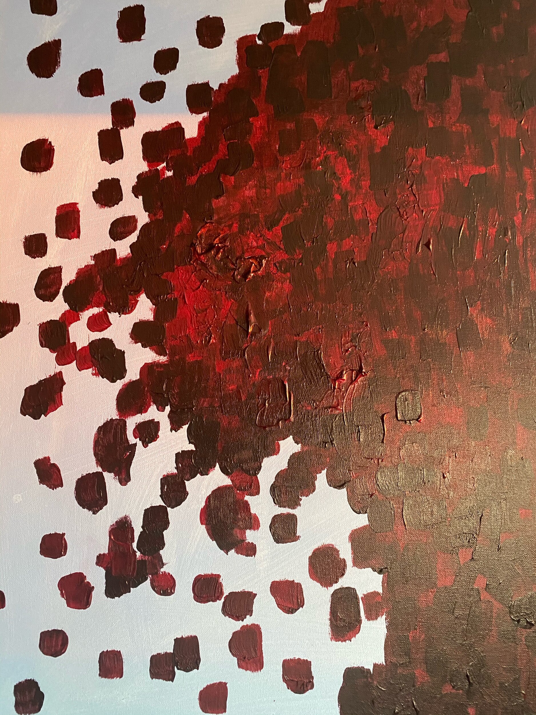 Me, Rain, acrylic