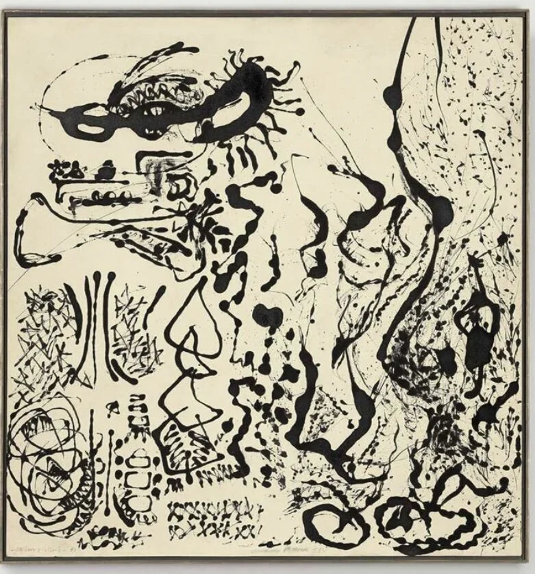 Jackson Pollock, Oil, Elegant Lady, 1951