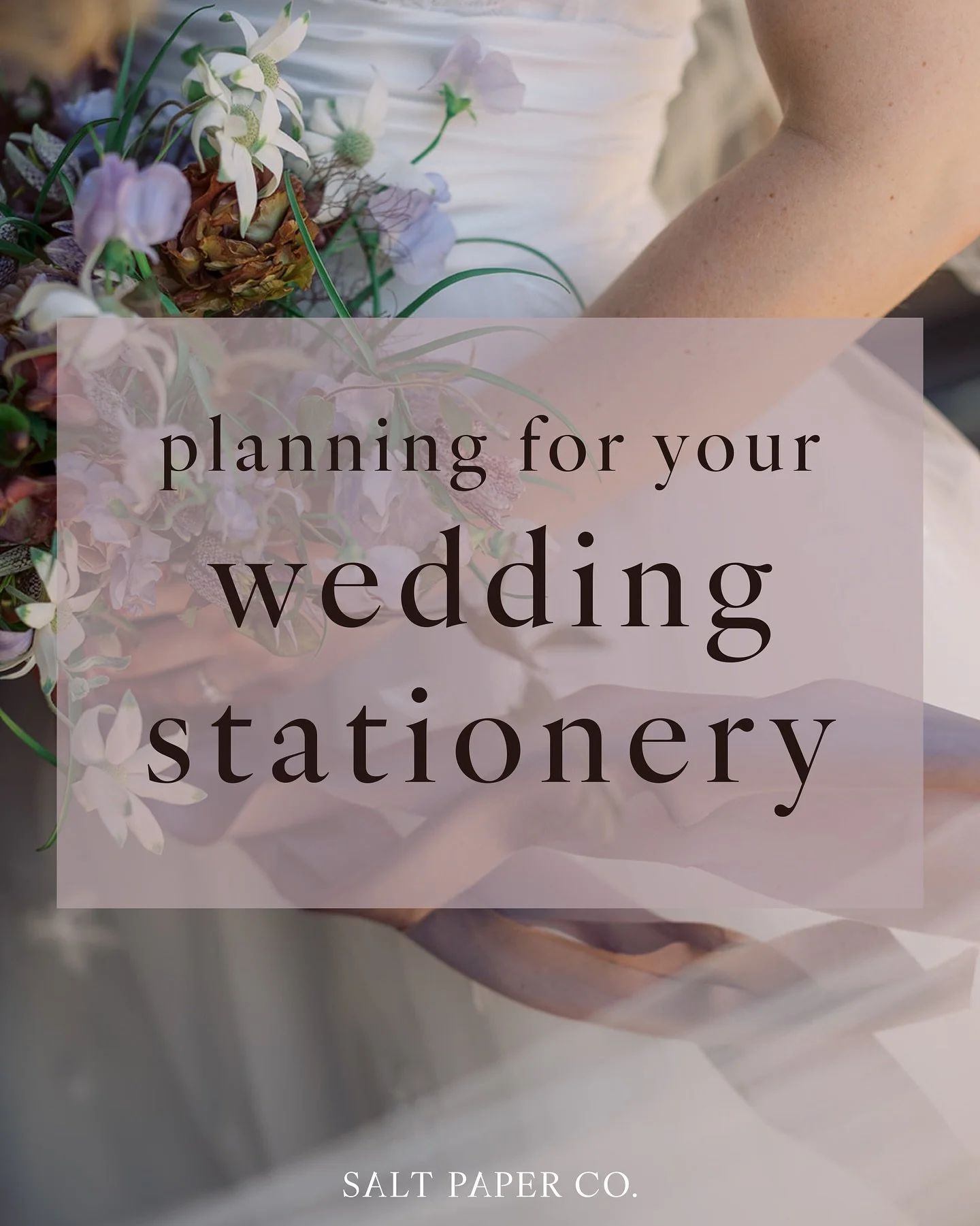 Planning for your wedding and wondering where to begin in regards to your stationery? 

Here is a guide to help you reflect on what matters most to you:

💌 Your non-negotiables
💌 The emotions you want your guests to experience 
💌 The invitation pi