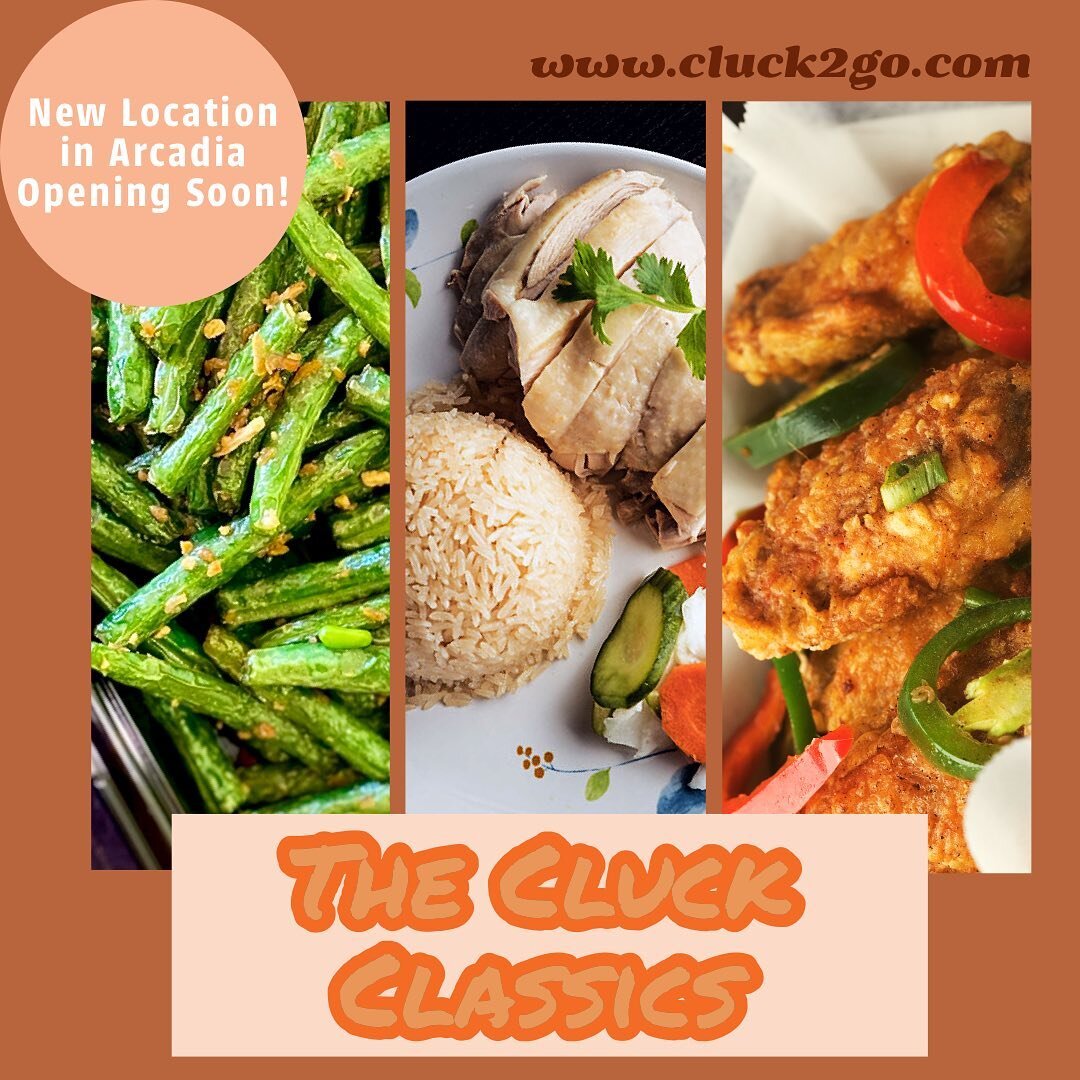 All your favorites will soon be available in more locations! 💗🐥💗 

.

#hainanchicken #hainan #hainanese #hainanchickenrice #chickenrice #chicken 
#friedchicken #friedhainanchicken 
#cluck2go #c2g #yelpla #yummy #tasty #tastyla #yelp #eats #foodie 