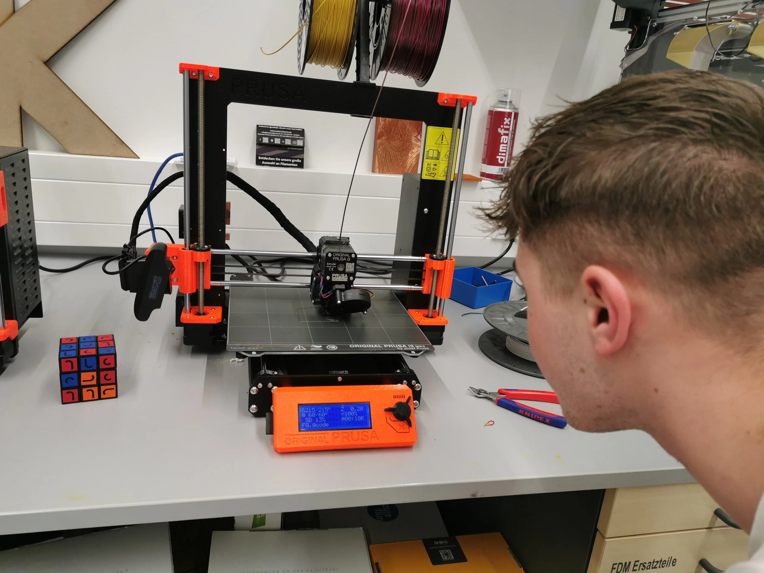 Besuch im FabLab des Lucas-Cranach-Campus Kronach