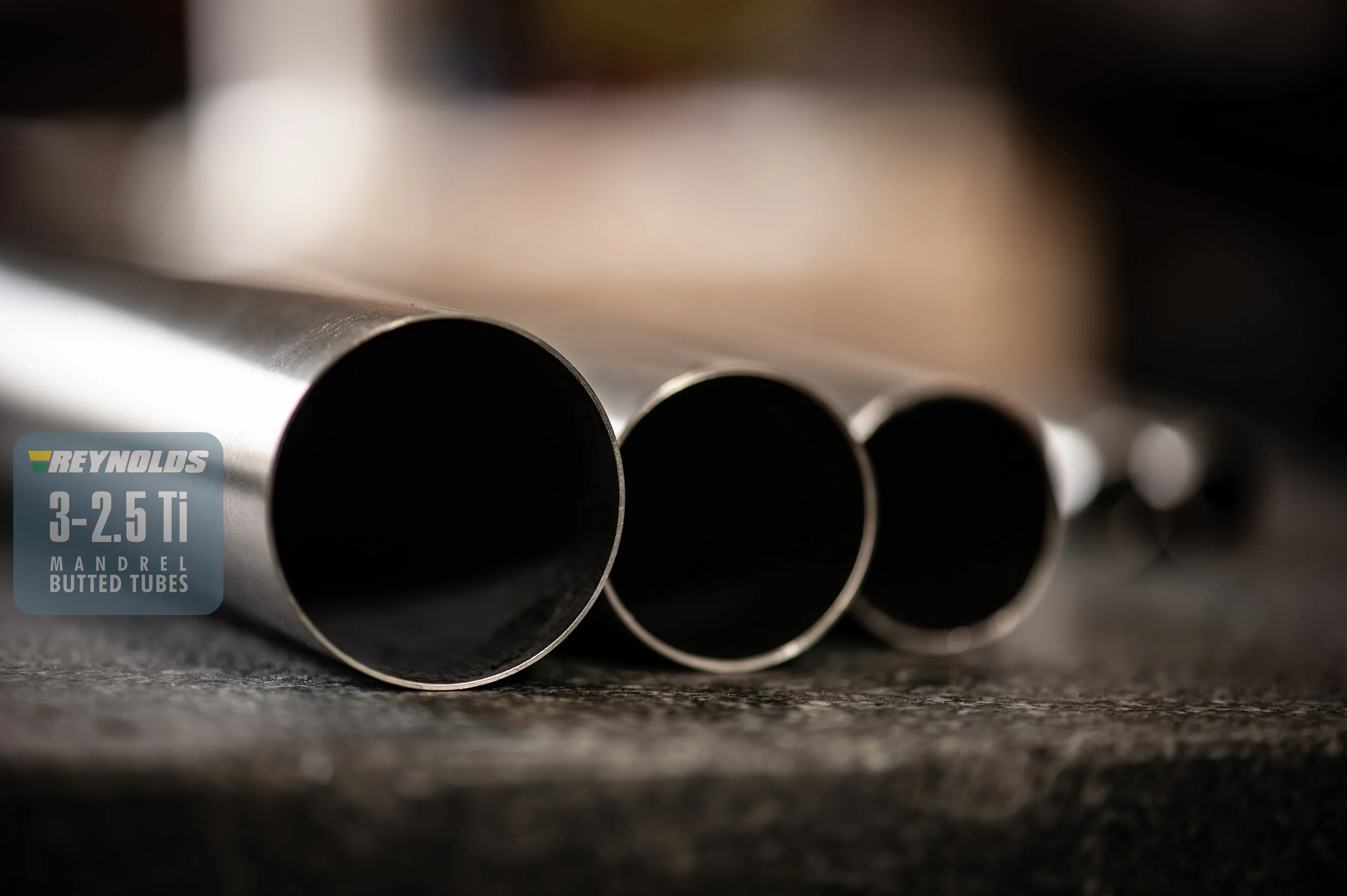 Le velo titane en tubes Reynolds TB3 de Francois
