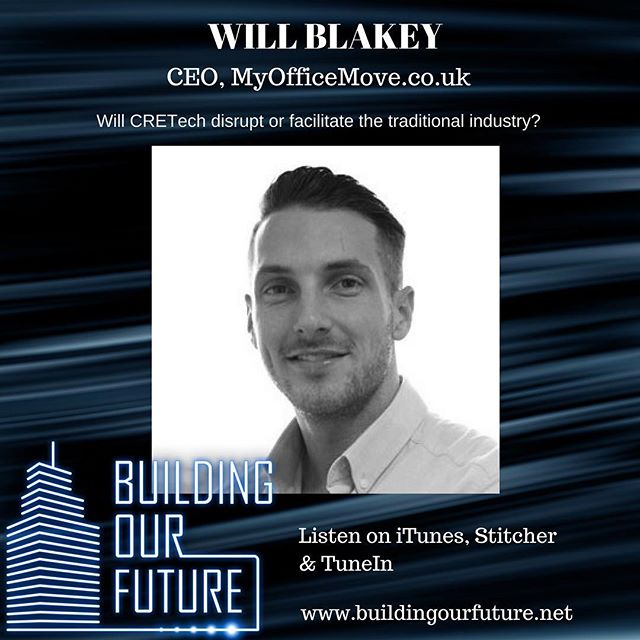 Will Blakey discusses the impact of #cretech and #proptech on the traditional office agency model, while giving us some insight on what it&rsquo;s like to be a start-up in the property world #propertypodcast #proptechpodcast #wellness #cre #rics