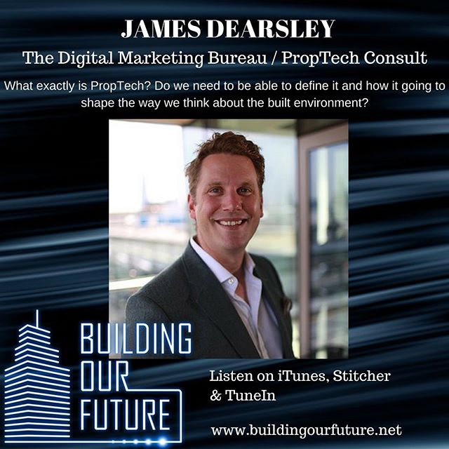 @jamesdearsley discusses where the #PropTech movement has hot to and where it goes from here. #propertypodcast #buildingourfuture #proptech #cretech #spaceasaservice #bigdata #ai #blockchain