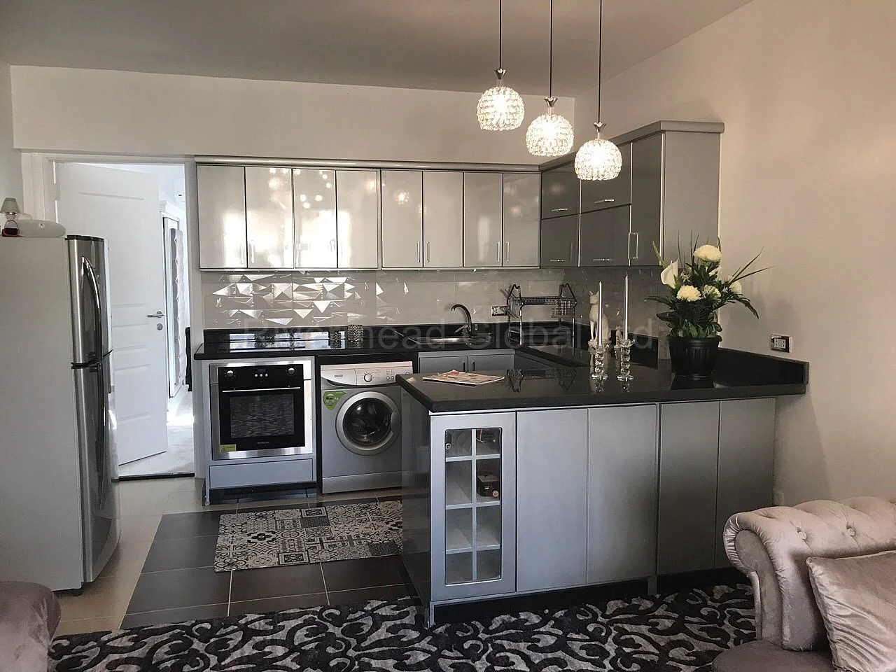 Bespoke Silver kitchen in Nubia Beach Resort by Rivermead Global Ltd www.rivermeadglobal.com (16).jpg