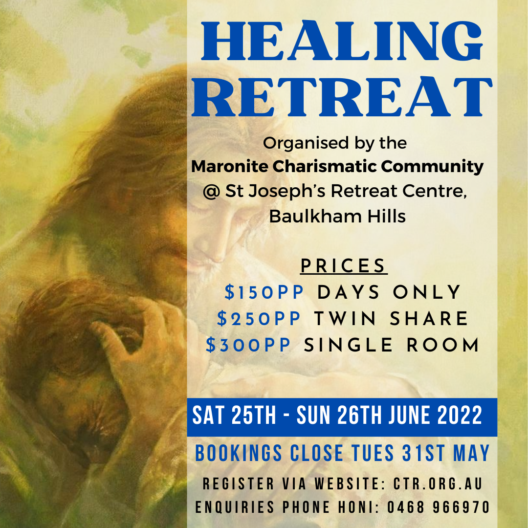 Healing Retreat Registration Christ The Redeemer