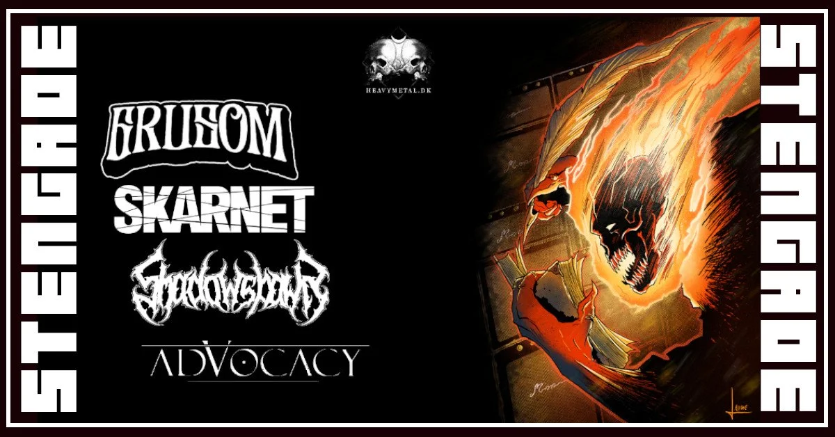 HeavyMetal.dk 25 års Jubilæum: Grusom + Skarnet + Shadowspawn + Advocacy // Sold out