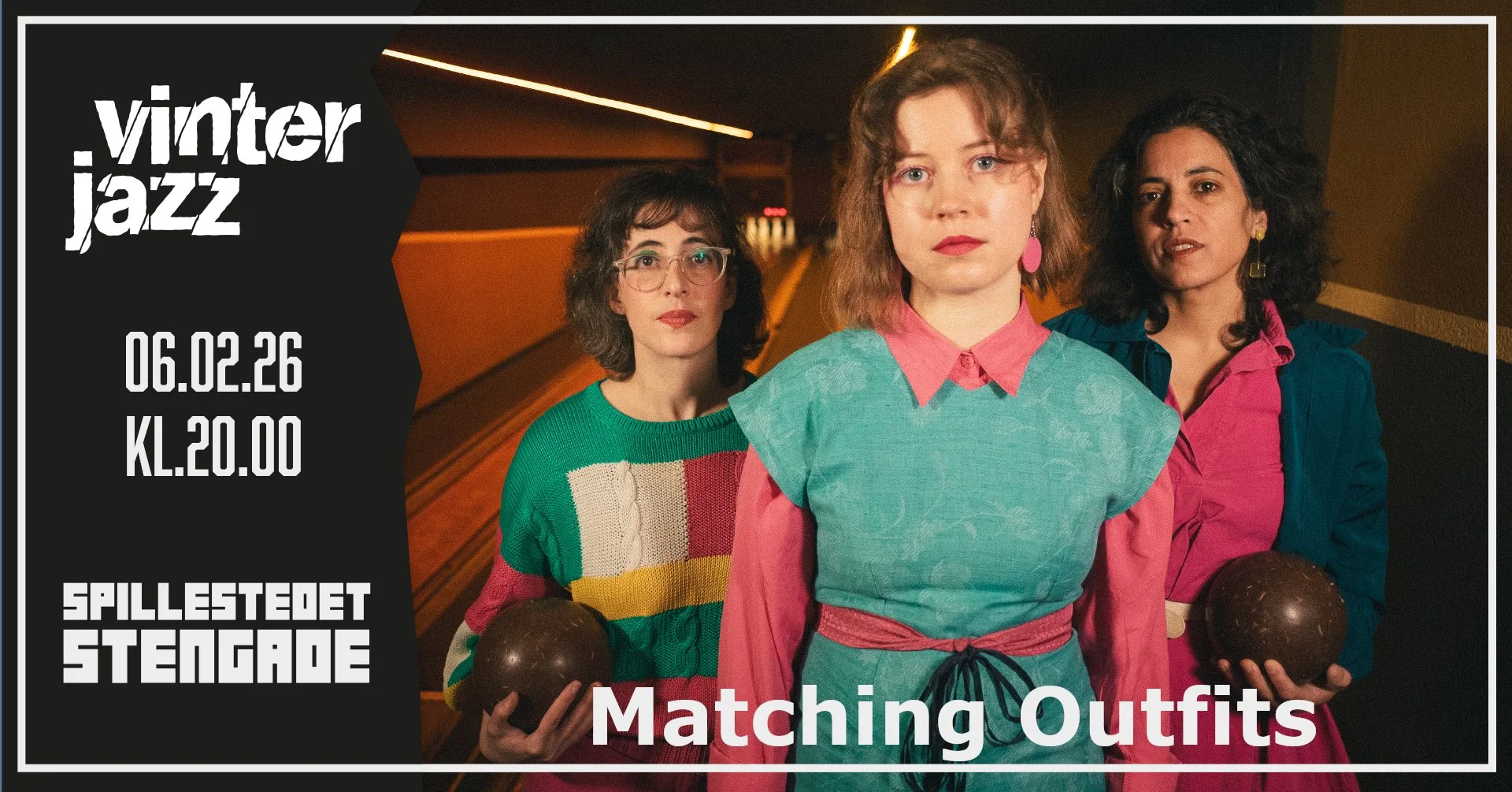 Vinterjazz: Matching Outfits [DE] + Support: Bubbling Well + Ondskyld (Solo)
