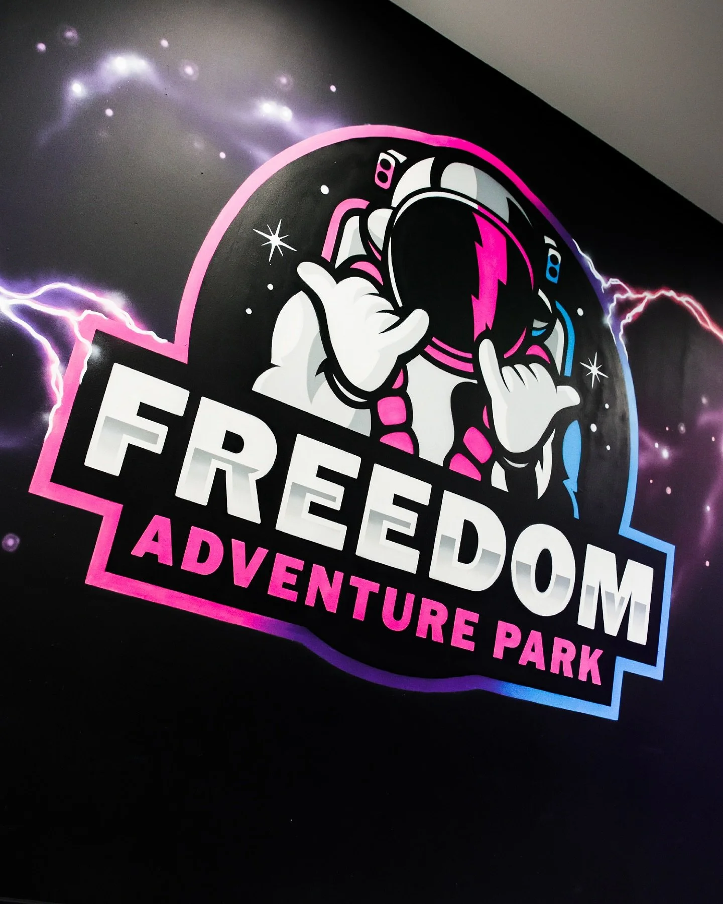 You can&rsquo;t miss this one ⚡️👌🏼
.
.
.
#freedomadventurepark #graffiti #mural #capetowngraffiti #playpark #canalwalk #freedom