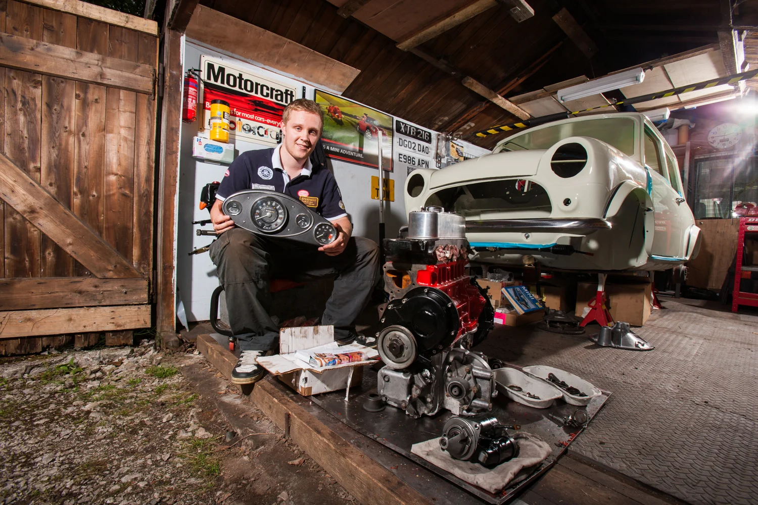 Mini owner portrait