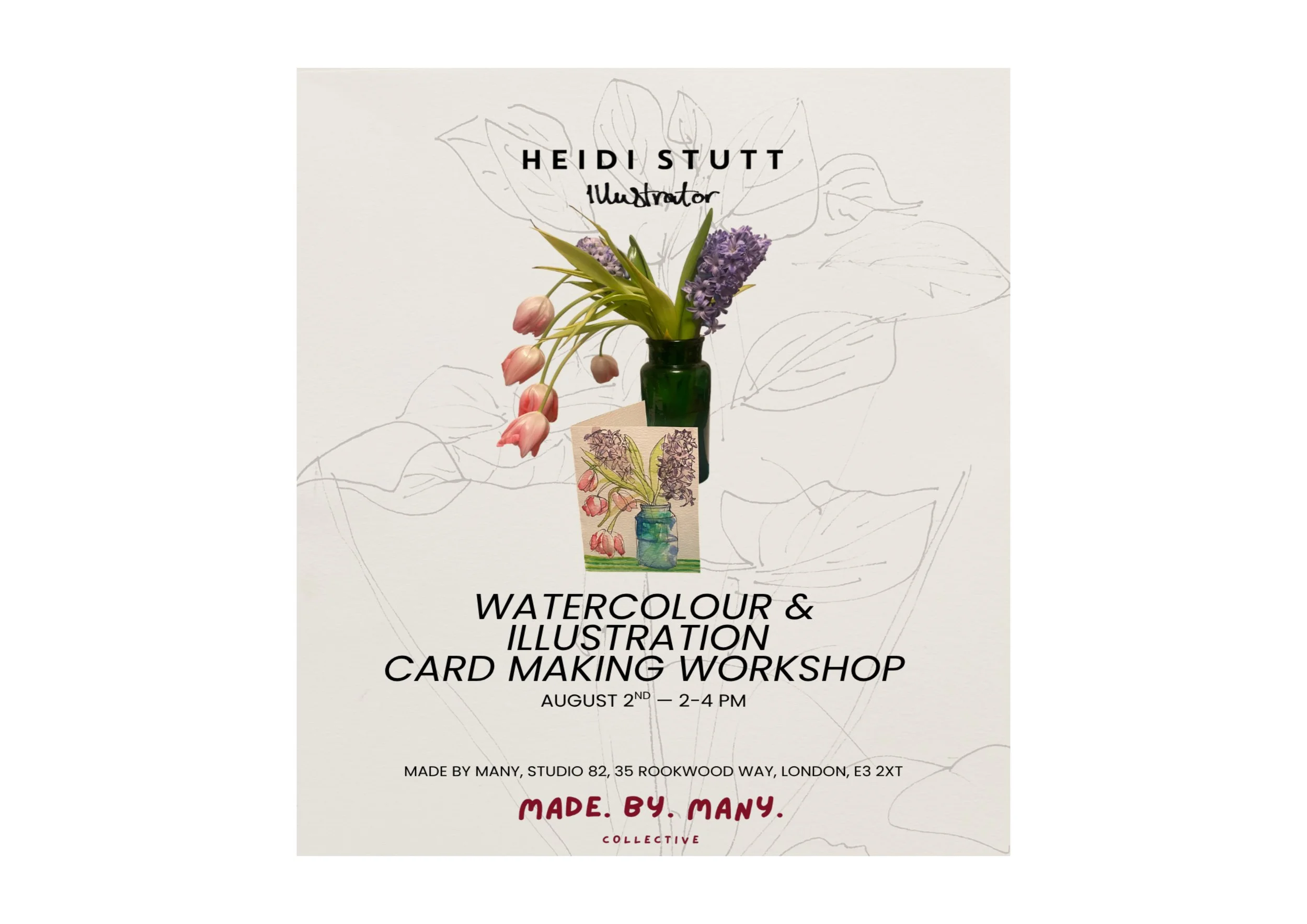 Botanical Watercolour &amp; Handmade Cards Workshop