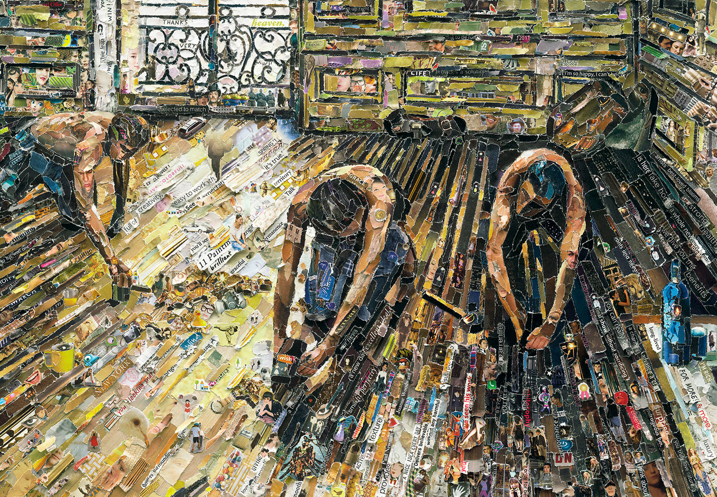 Floor Scrapers, after Gustave Caillebotte (Pictures of Magazines 2)
