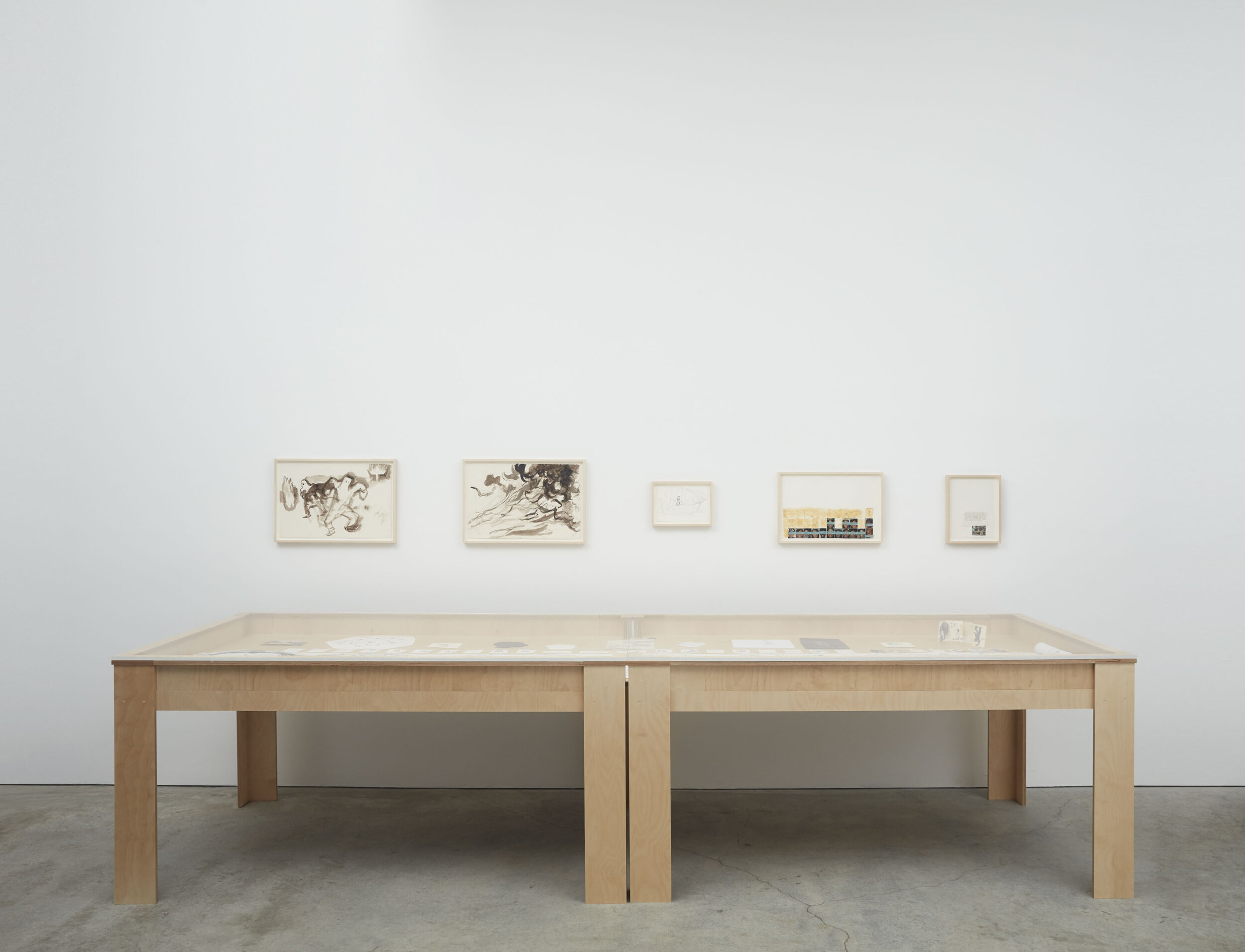  Installation view:  Kara Walker: Drawings  March 5 - April 4, 2020  