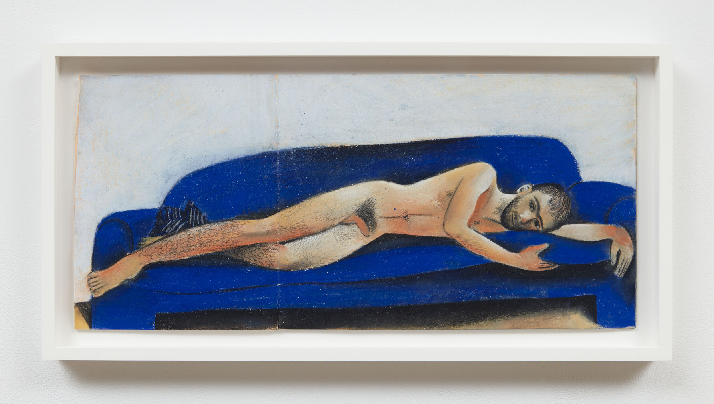 Louis Fratino - Azul couch, Alessandro, 2021