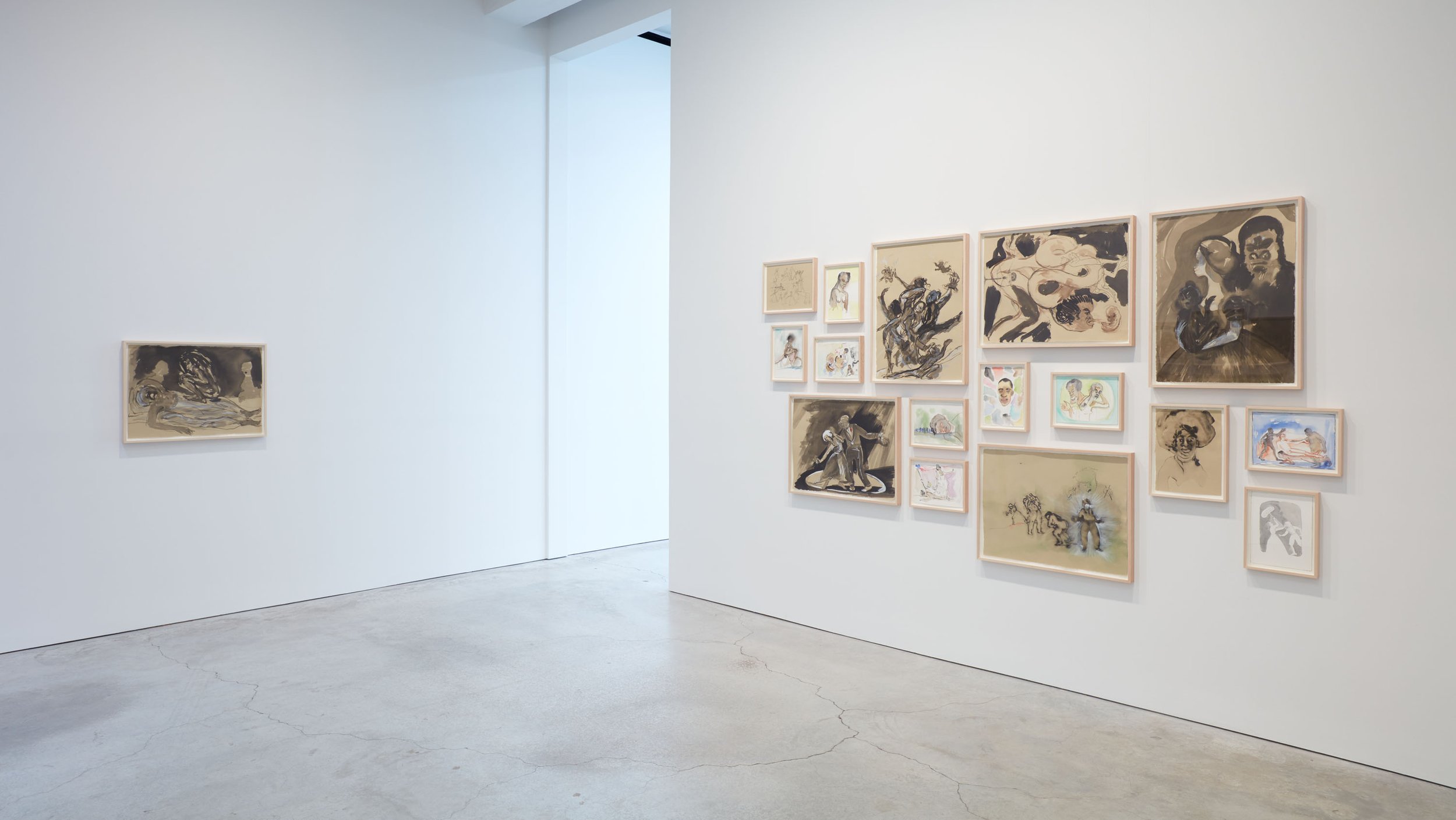  Installation view:  Kara Walker: Prince McVeigh and the Turner Blasphemies &amp; The Book of Hours , Sikkema Jenkins &amp; Co, New York, 2021 