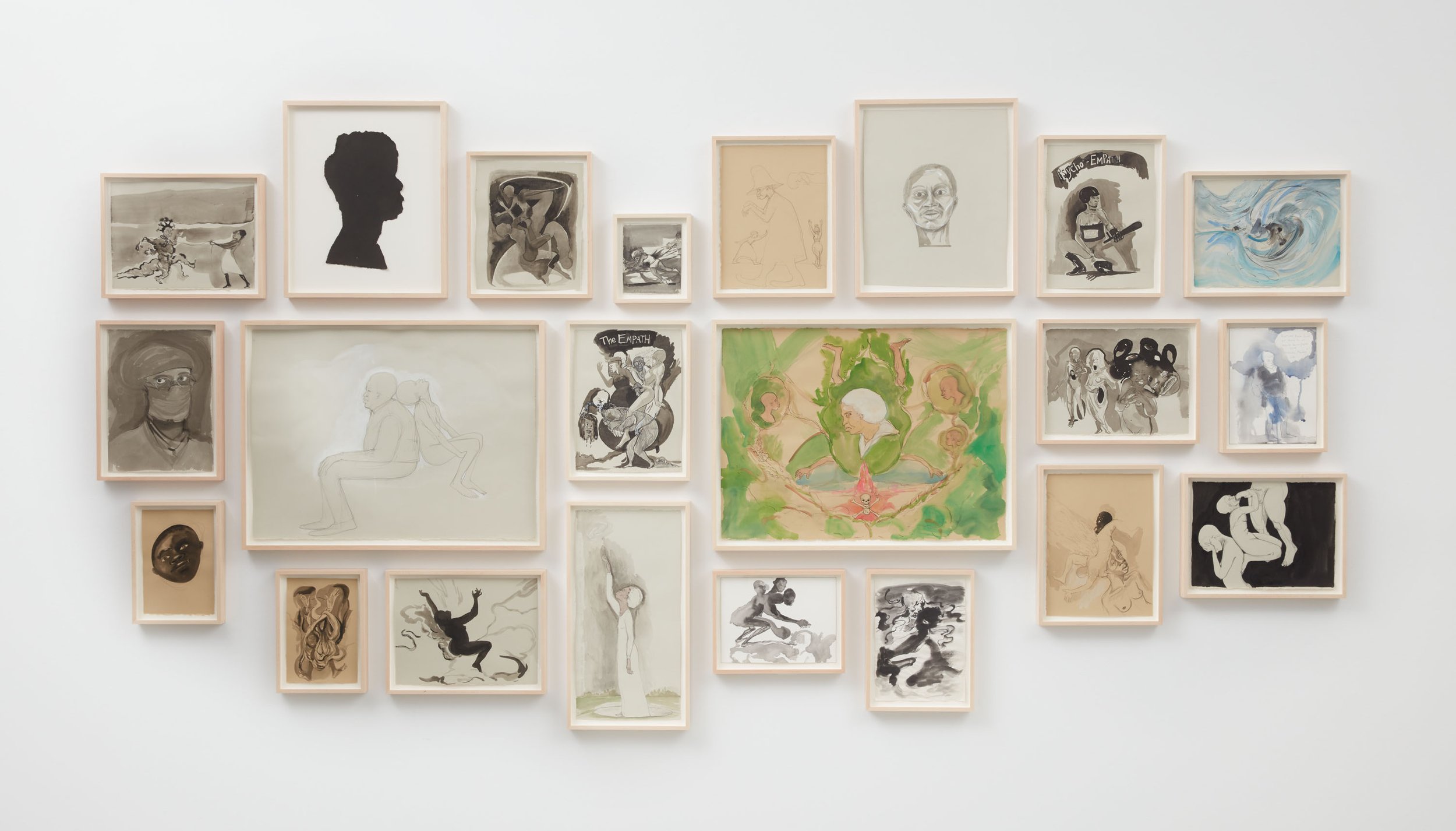  Installation view:  Kara Walker: Prince McVeigh and the Turner Blasphemies &amp; The Book of Hours , Sikkema Jenkins &amp; Co, New York, 2021 