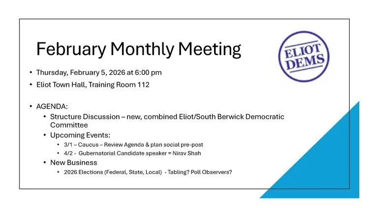 Democratic Committee Meeting 