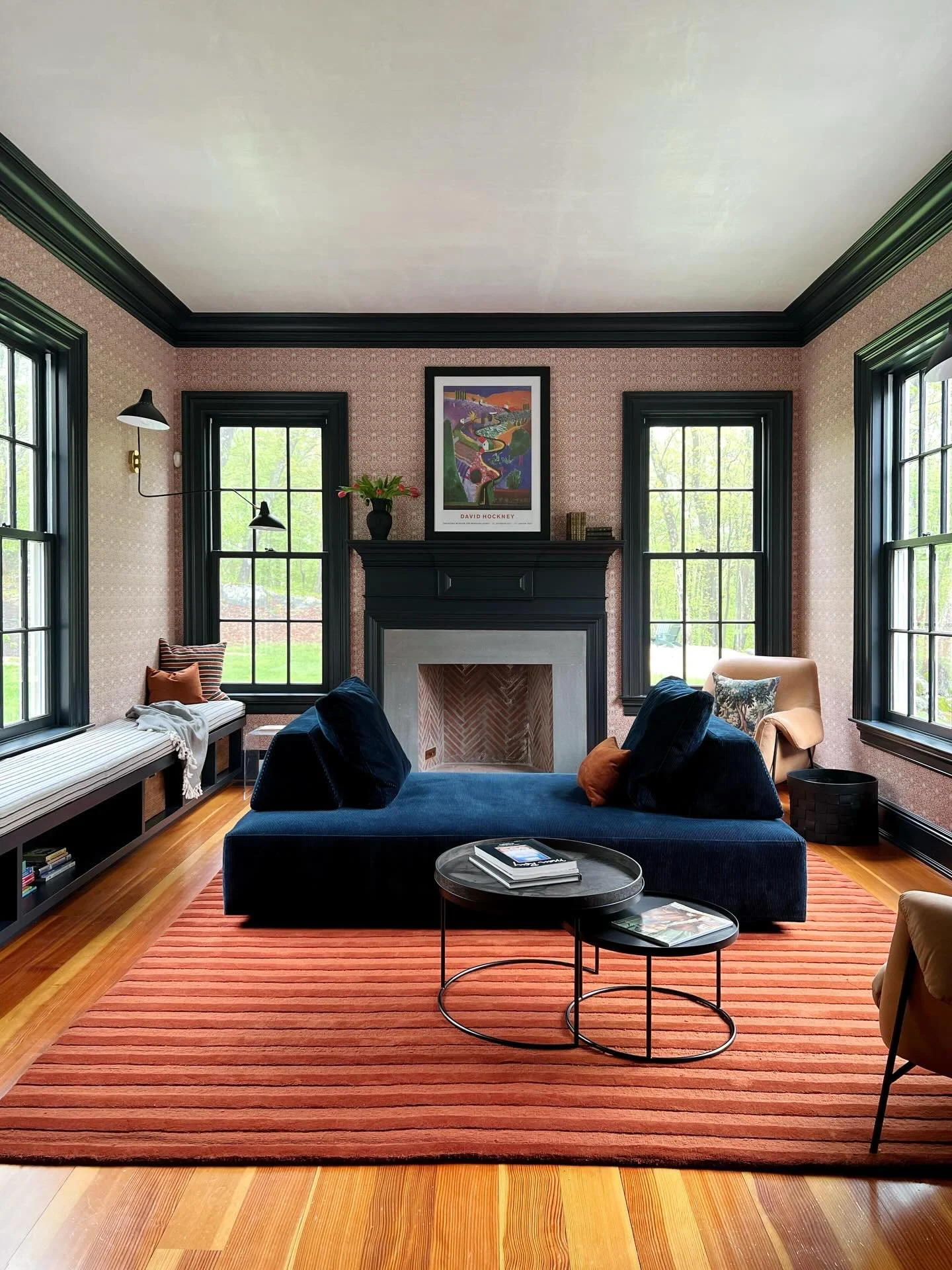 This room feels like a reflection of so many of us - masters of the multitask!
When my clients asked for help designing several spaces in their home, they knew this one would be the biggest challenge. With three kids under six, it needed to work hard