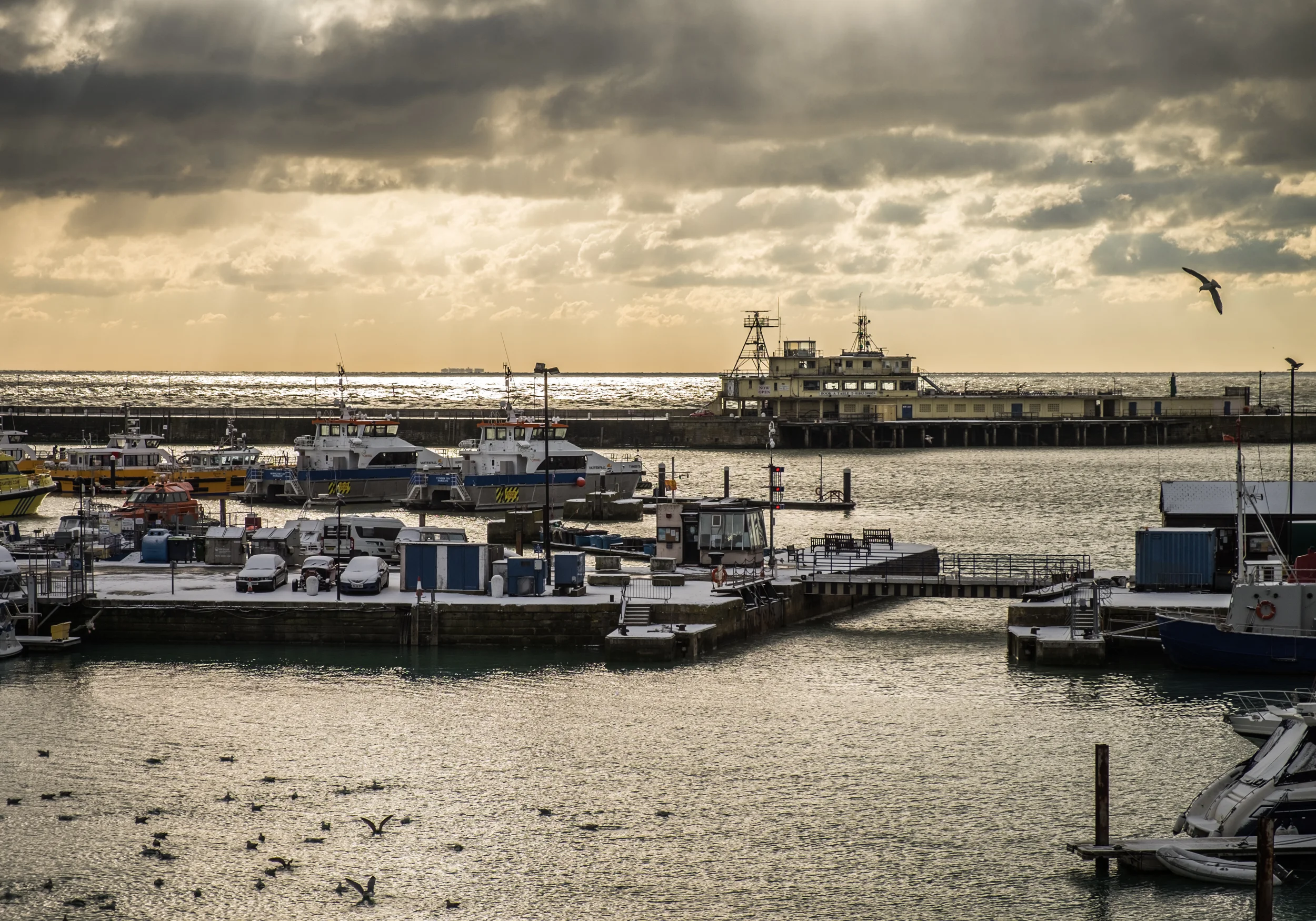 Snow, Ramsgate Royal Harbour