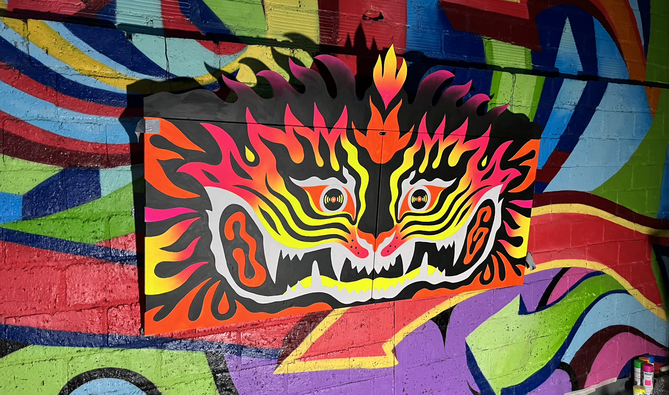 Fresque Dragon
