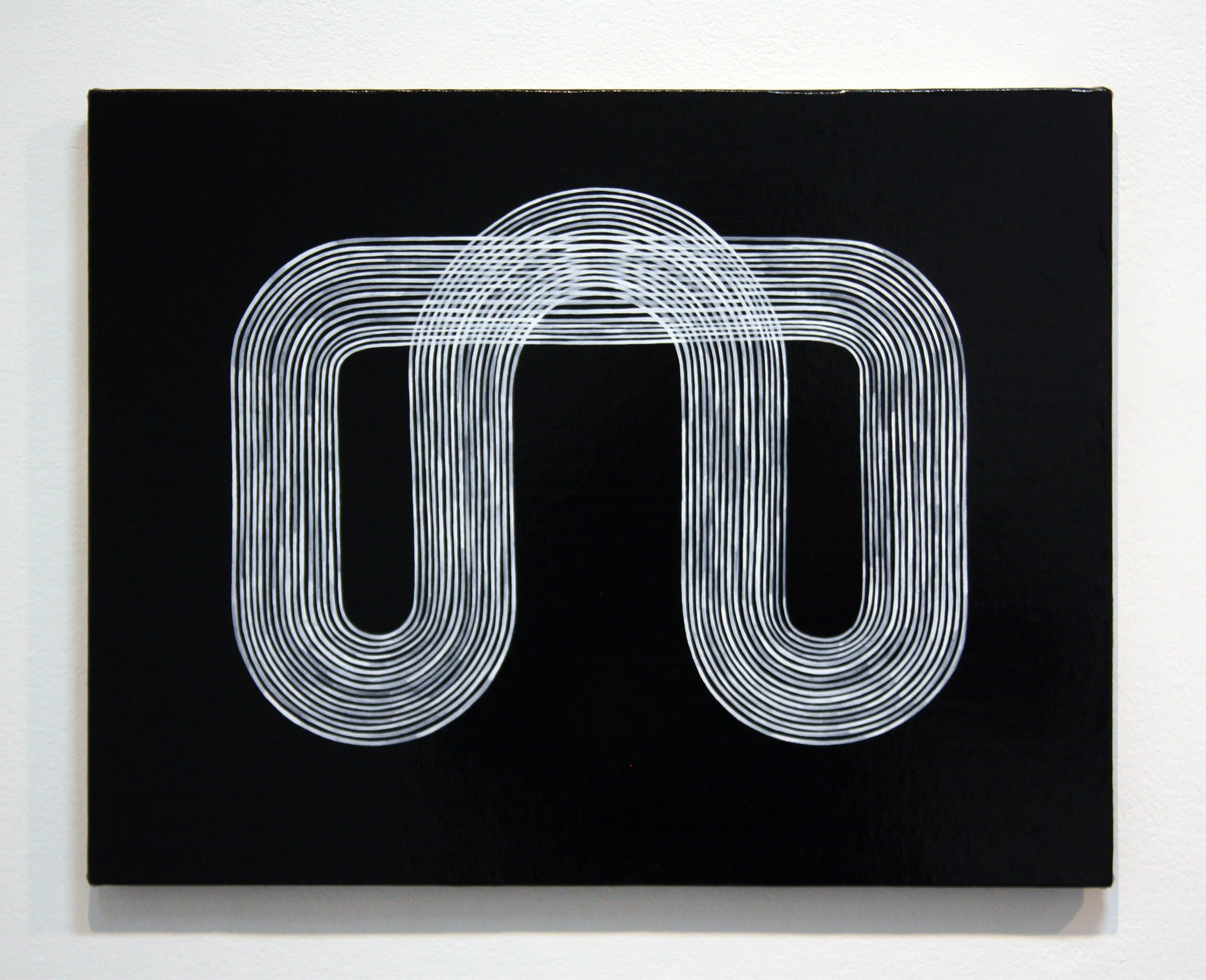 Yoke , acrylic on canvas over board