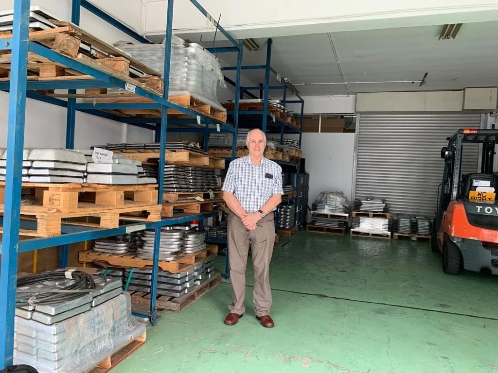 A small corner of the Lerwick Singapore anode store.