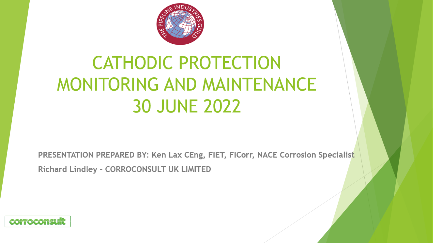 Cathodic Protection - Monitoring and Maintenance