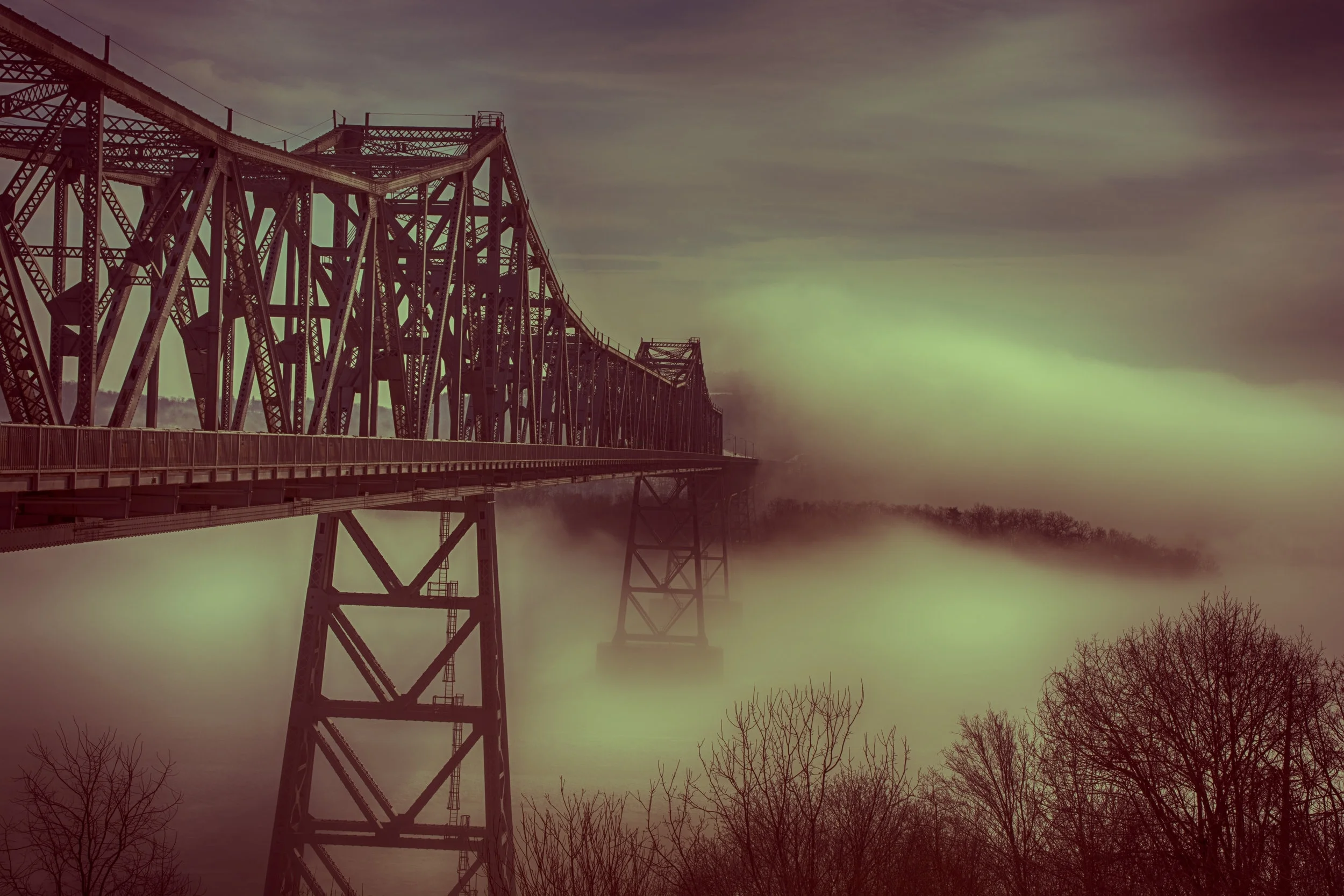 Bridge in Fog
