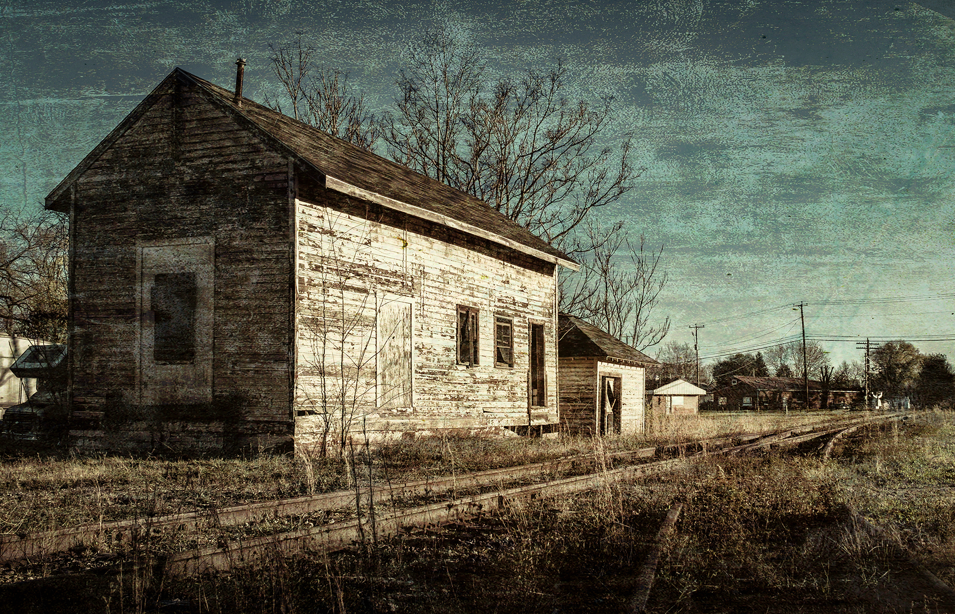 The Other Side of the Tracks - Fuji X100T, 1/250 @ f/11, ISO 200, 23mm - Processed with Topaz Texture Effects - This image has been a good seller!