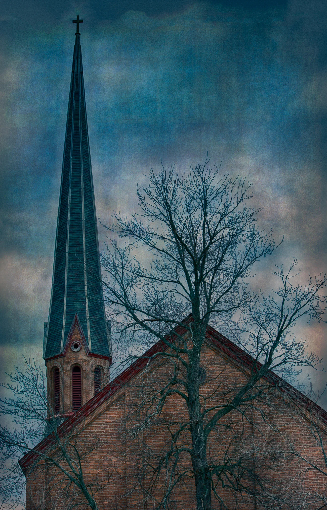 The Steeple and the Tree - D7100 - See the poem by the same name in the Poetry Blog!