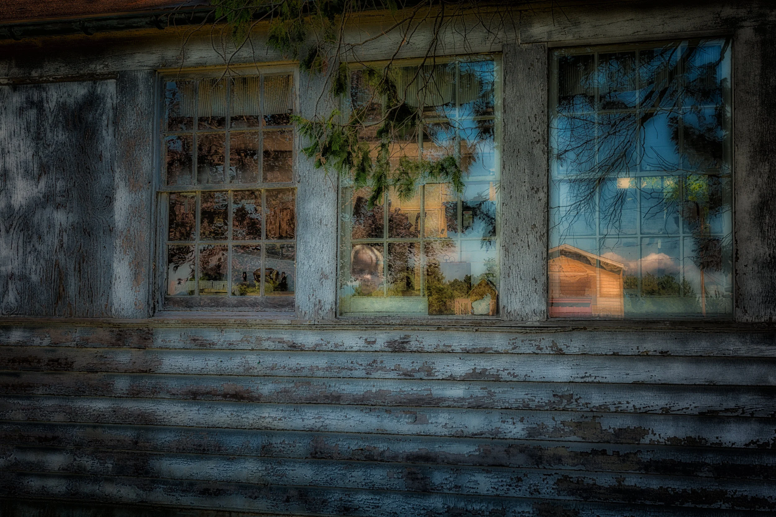 The Persistence of Memory - Nikon D7100, 1/125 @ f/8.0, ISO 200, 31mm. Processed in Photoshop. See the poem of the same title in the Poetry Section.