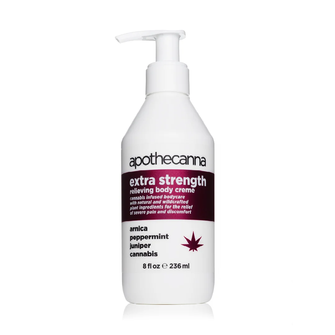 Apothecanna Extra Strength Relieving Body Creme , available in 2oz, $30 Image via Apothecanna