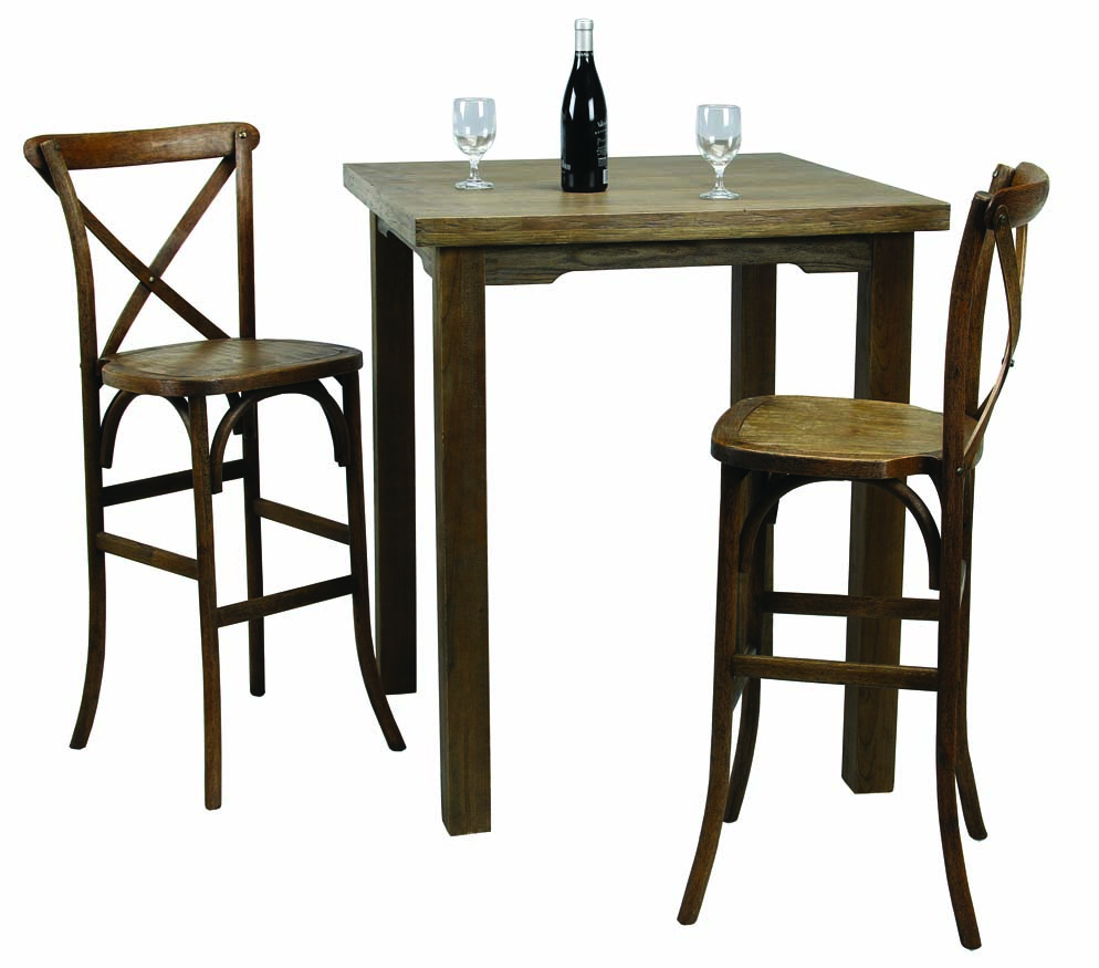 shaker Bar High Table and X Back BH Chairs.jpg