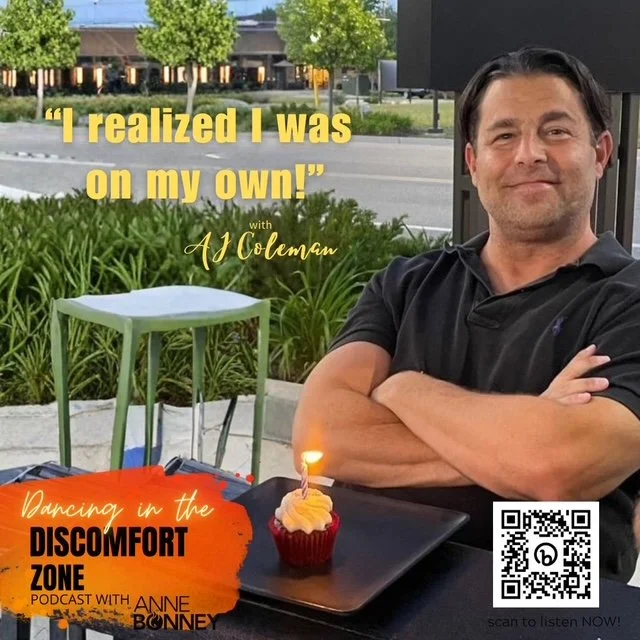 Dancing in the Discomfort Zone with Host Anne Bonney Episode: Widower, Father, Fighter: Keep Those Feet Moving 