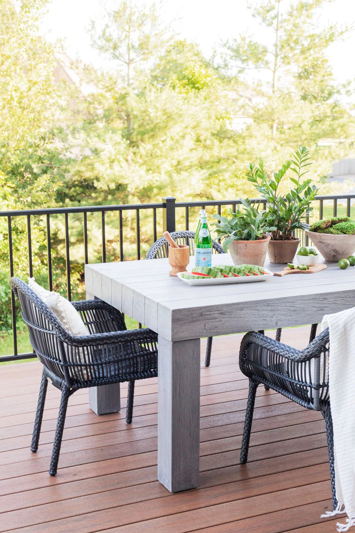 Shop the Look | Sonora Outdoor Dining Table , Canaveral Cape Dining Arm Chair .