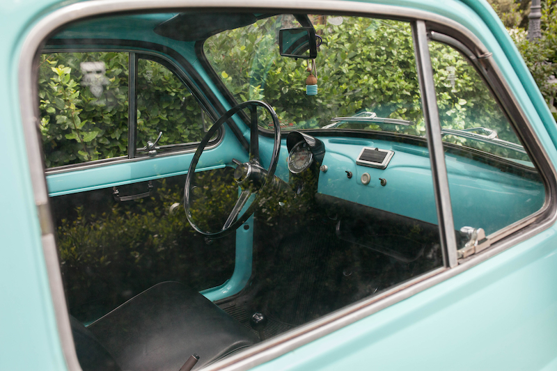 No. 102 ”Vintage Fiat” Art starting at $73.40 | Photographed in Florence, Italy, this photograph captures the vintage charm of a classic teal Fiat. Fiat was founded in 1899 and boasts a long history of being one of the largest producers of automobiles in the world. This classic car is an iconic symbol of Italian engineering.