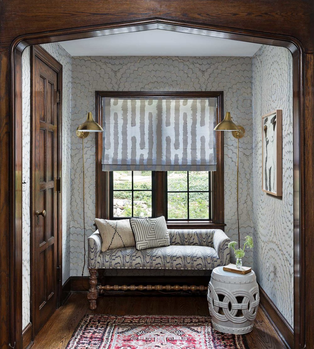 Design by Cloth and Kind, Ann Arbor Hills Tudor Project | Photography by Martin Vecchio
